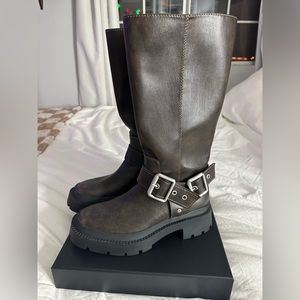 Zara moto boot